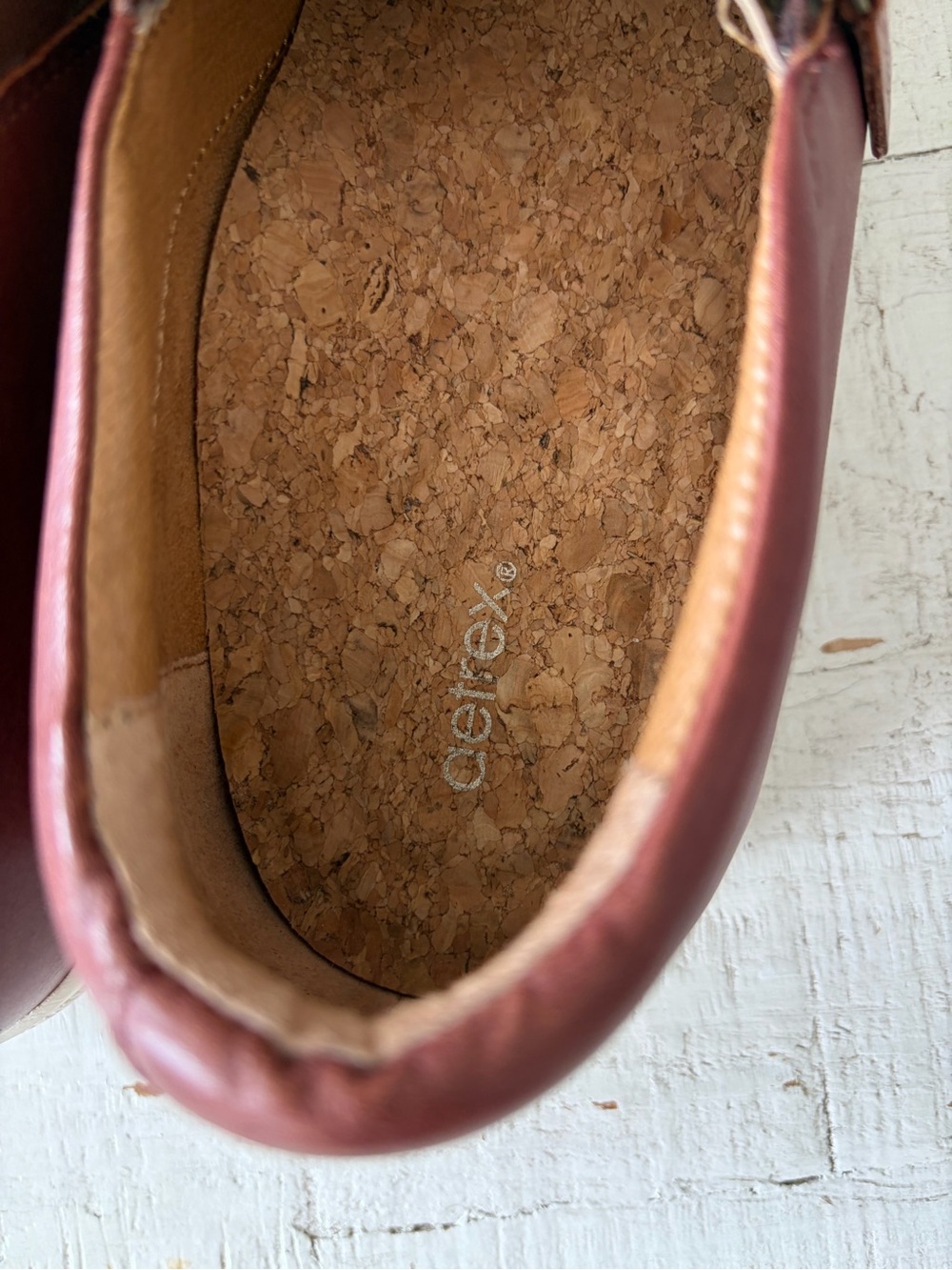 Aetrex Jenna Slip On Shoes size 10 Brown Leather Casual Comfort Loafer Zipper - Picture 9 of 12